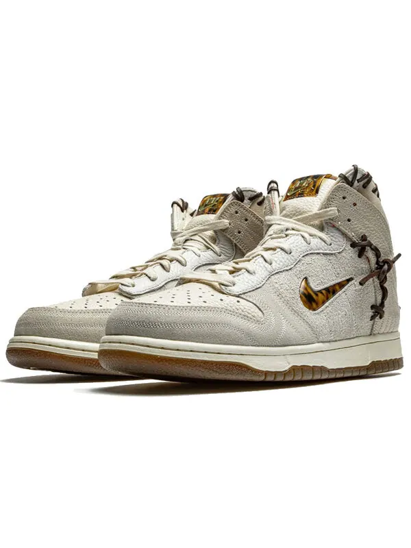 Кроссовки x bodega dunk высокие Nike — изображение 3 из 4, бежевый