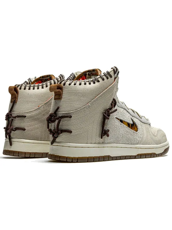 Кроссовки x bodega dunk высокие Nike — изображение 4 из 4, бежевый