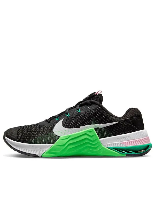 Кроссовки меткон 7 Nike — изображение 1 из 4, черный/зеленый/белый