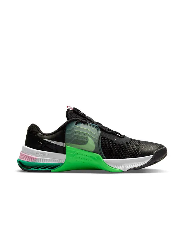 Кроссовки меткон 7 Nike — изображение 2 из 4, черный/зеленый/белый