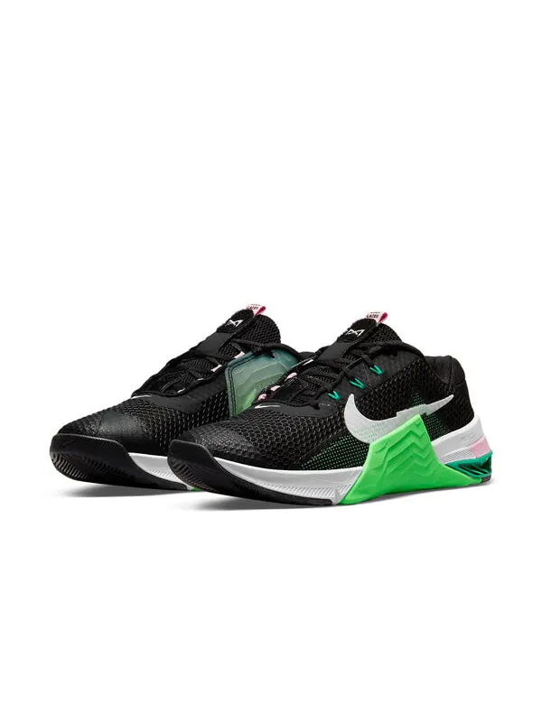 Кроссовки меткон 7 Nike — изображение 3 из 4, черный/зеленый/белый