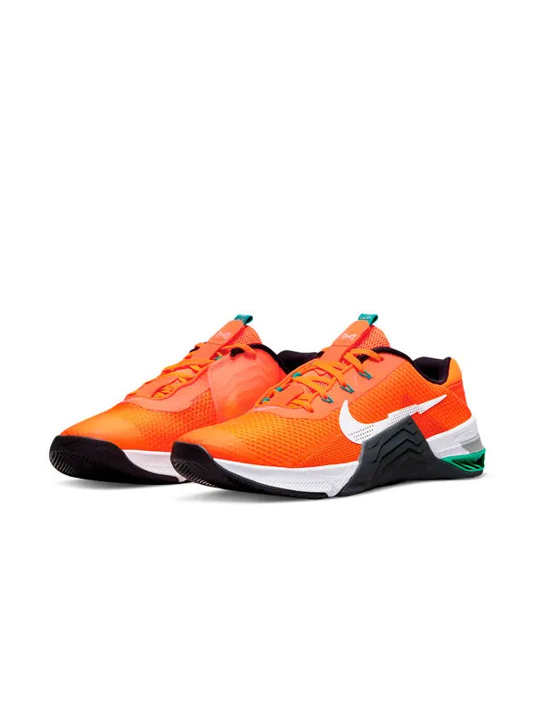 Кроссовки metcon 7 'total orange clear emerald' Nike — изображение 3 из 4, оранжевый