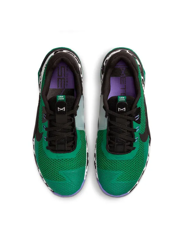 Кроссовки metcon 7 'malachite green' Nike — изображение 4 из 4, белый/фиолетовый/черный