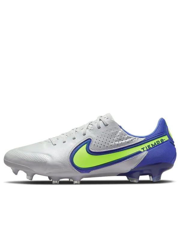 Кроссовки Tiempo Legend 9 Elite FG Nike — изображение 1 из 4, серый/синий