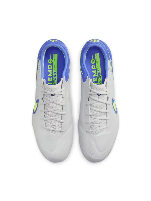 Кроссовки Tiempo Legend 9 Elite FG Nike — изображение 2 из 4, серый/синий