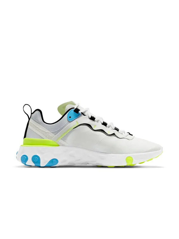 Кроссовки реагируют на элемент 55 Nike — изображение 2 из 4, белый/синий/желтый