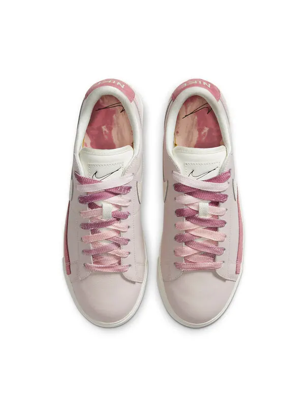 Кроссовки блейзер низкие розовые Nike — изображение 4 из 4, розовый/белый