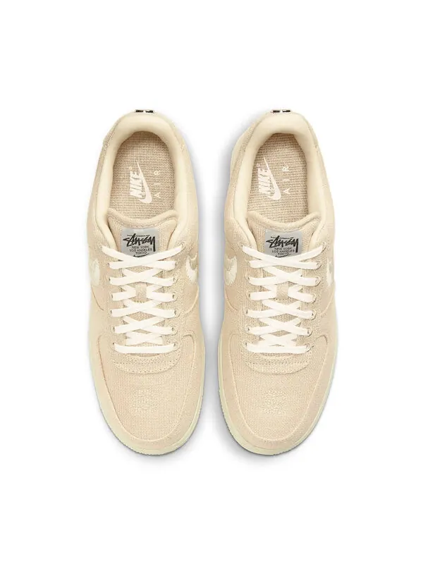 Кроссовки x stussy air force 1 low Nike — изображение 4 из 4, бежевый