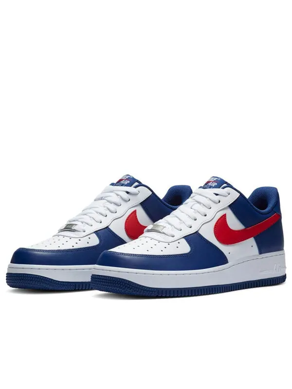 Кроссовки air force 1 low '07 'usa' Nike — изображение 3 из 4, белый/синий/красный
