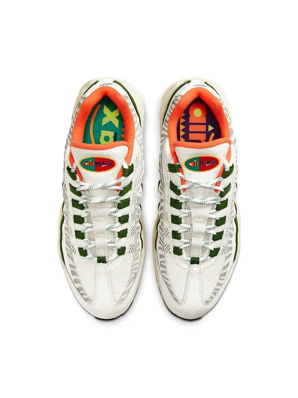 Кроссовки air max 95 Nike — изображение 4 из 4, белый/зеленый