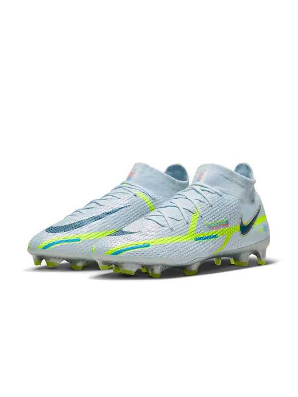 Кроссовки фантом gt2 elite df fg Nike — изображение 4 из 4, синий/зеленый