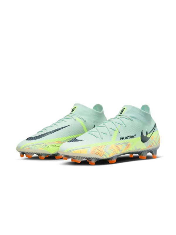 Кроссовки фантом gt2 df elite fg Nike — изображение 4 из 4, зеленый/оранжевый