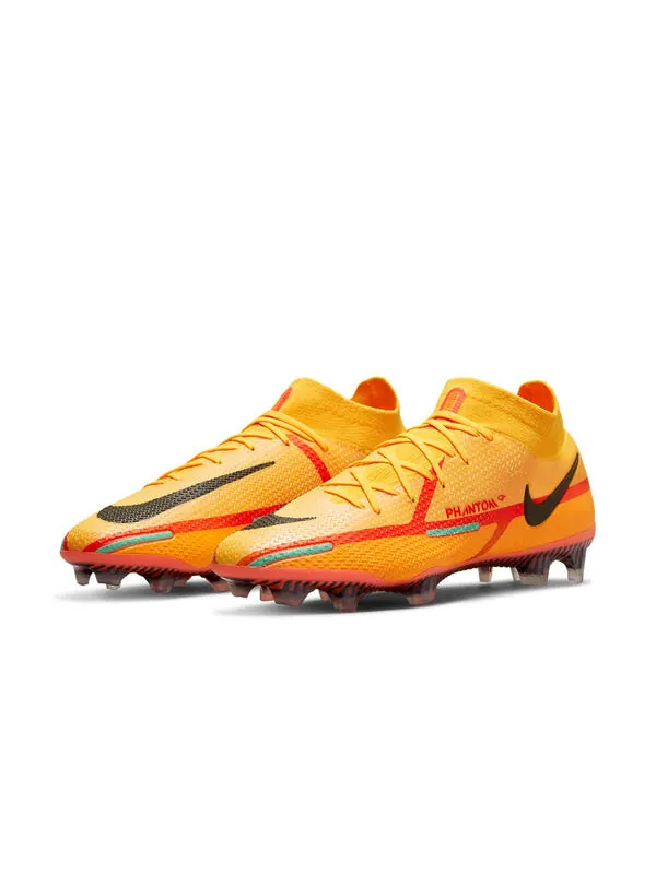 Кроссовки фантом gt2 elite df fg Nike — изображение 4 из 4, оранжевый/черный
