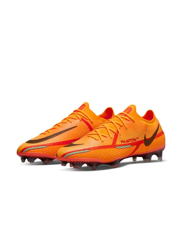 Кроссовки фантом gt2 elite fg Nike — изображение 4 из 4, оранжевый/красный/черный