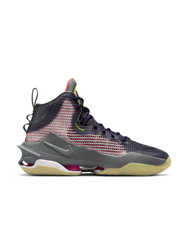 Кроссовки air zoom gt jump Nike — изображение 2 из 4, серый/красный
