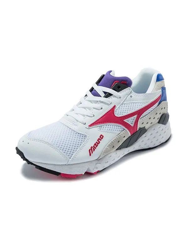 Кроссовки mondo control white/red Mizuno — изображение 2 из 4, белый/красный