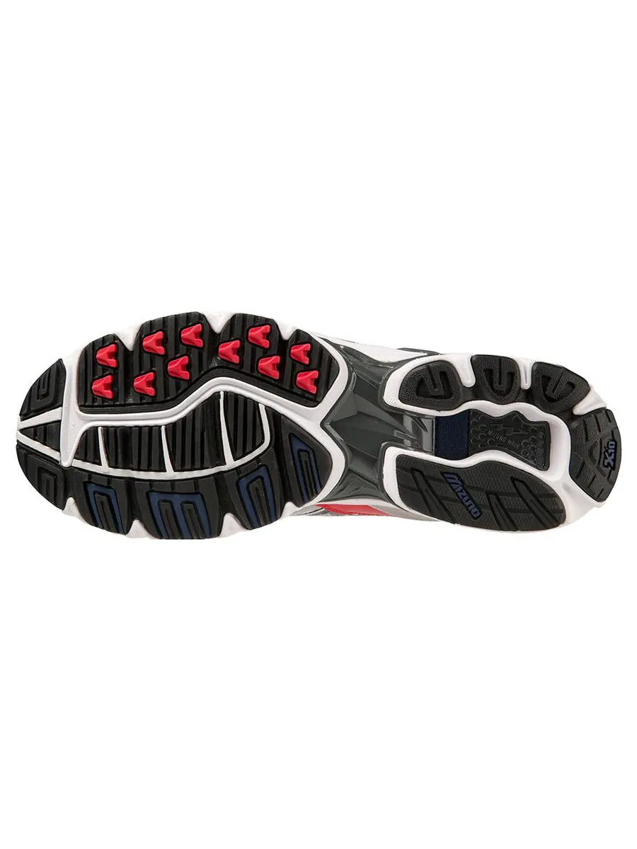 Кроссовки Mizuno Wave Rider 10 'White Silver Red' — изображение 5 из 5, белый