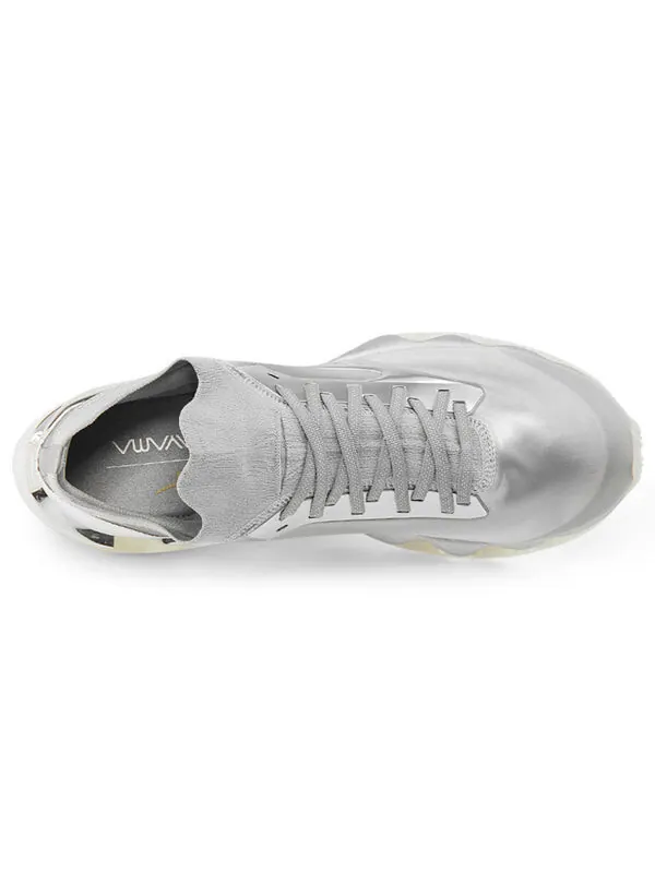 Кроссовки hajime sorayama x wave prophecy 'silver' Mizuno — изображение 3 из 4, серебряный