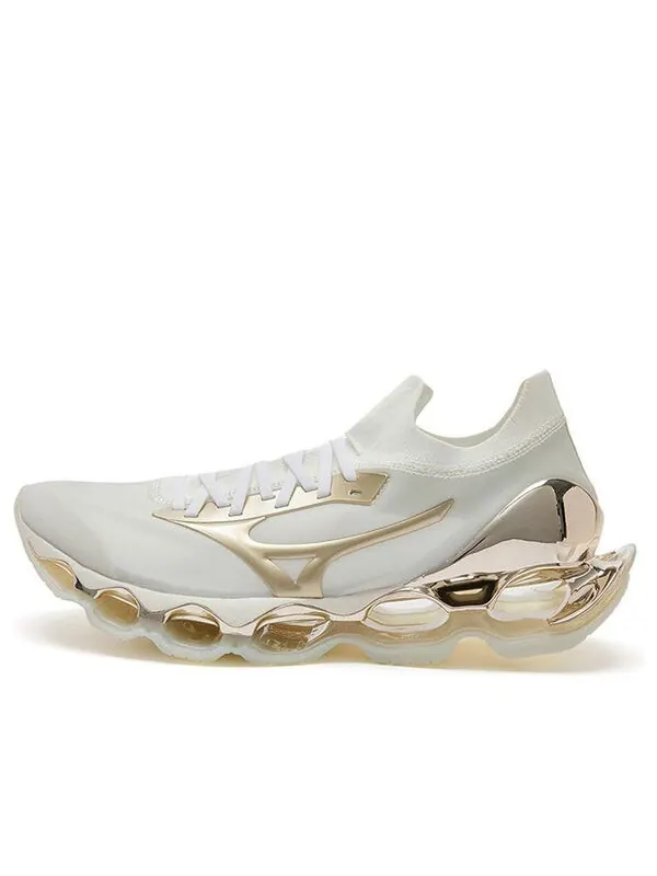 Кроссовки x sorayama wave prophecy 'white grey gold' Mizuno — изображение 1 из 4, белый/серый/золотистый