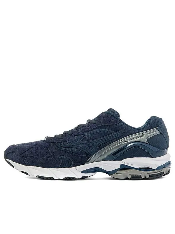 Кроссовки wave rider 10 premium 'navy' Mizuno — изображение 1 из 1, темно-синий
