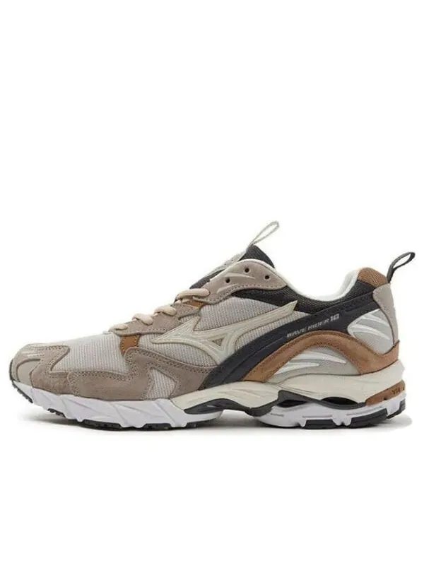 Кроссовки wave rider 10 'brown black white' Mizuno — изображение 1 из 4, коричневый/черный/белый