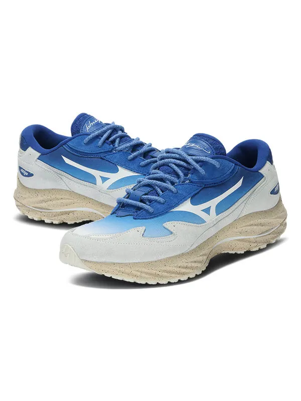 Кроссовки wave rider x hiroshi nagai beta 'blue white' Mizuno — изображение 4 из 4, синий/белый