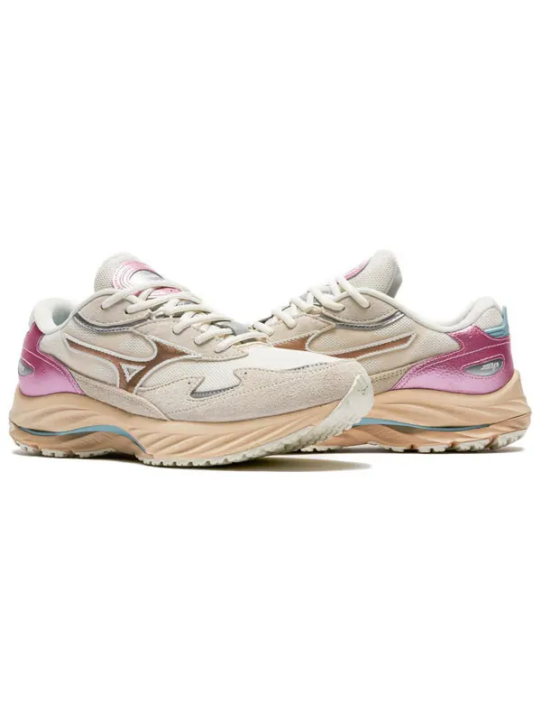 Кроссовки wave rider beta 'kosei pack' Mizuno — изображение 3 из 4, бежевый/розовый