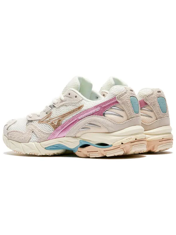 Кроссовки wave rider 10 'kosei pack' Mizuno — изображение 4 из 4, бежевый/розовый