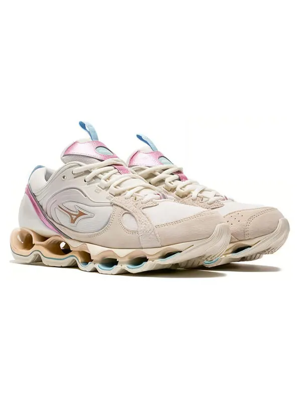 Кроссовки wave prophecy beta 2 'kosei pack' Mizuno — изображение 4 из 4, бежевый/розовый