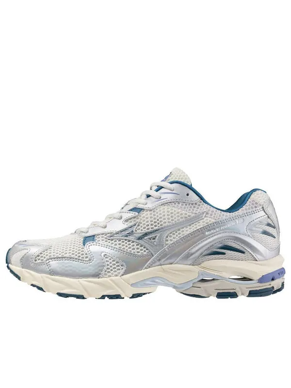 Кроссовки wave rider 10 'white silver blue' Mizuno — изображение 1 из 4, белый/серебристый/синий