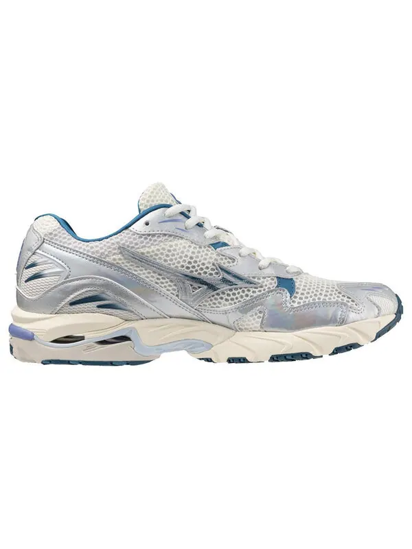 Кроссовки wave rider 10 'white silver blue' Mizuno — изображение 2 из 4, белый/серебристый/синий