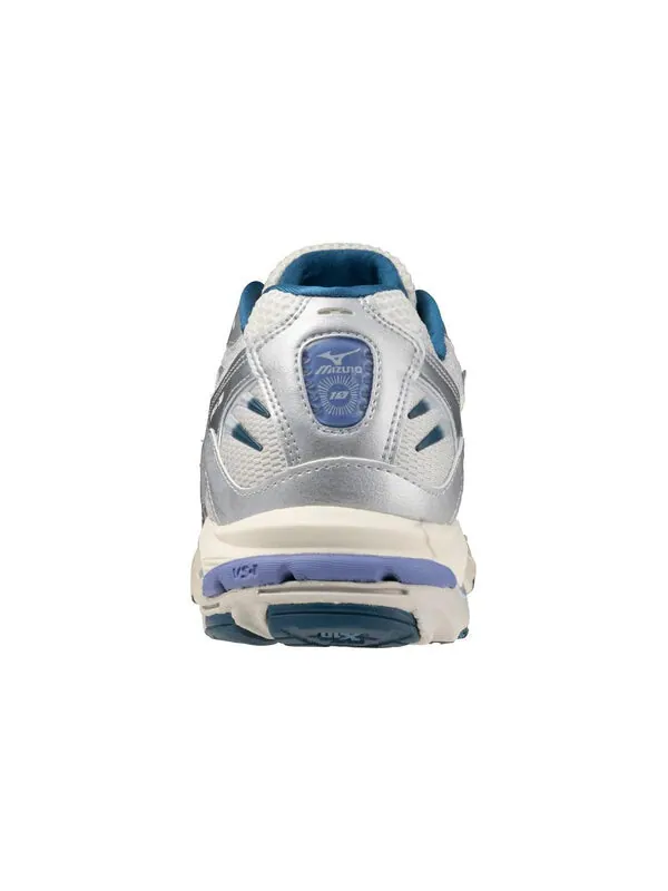 Кроссовки wave rider 10 'white silver blue' Mizuno — изображение 4 из 4, белый/серебристый/синий
