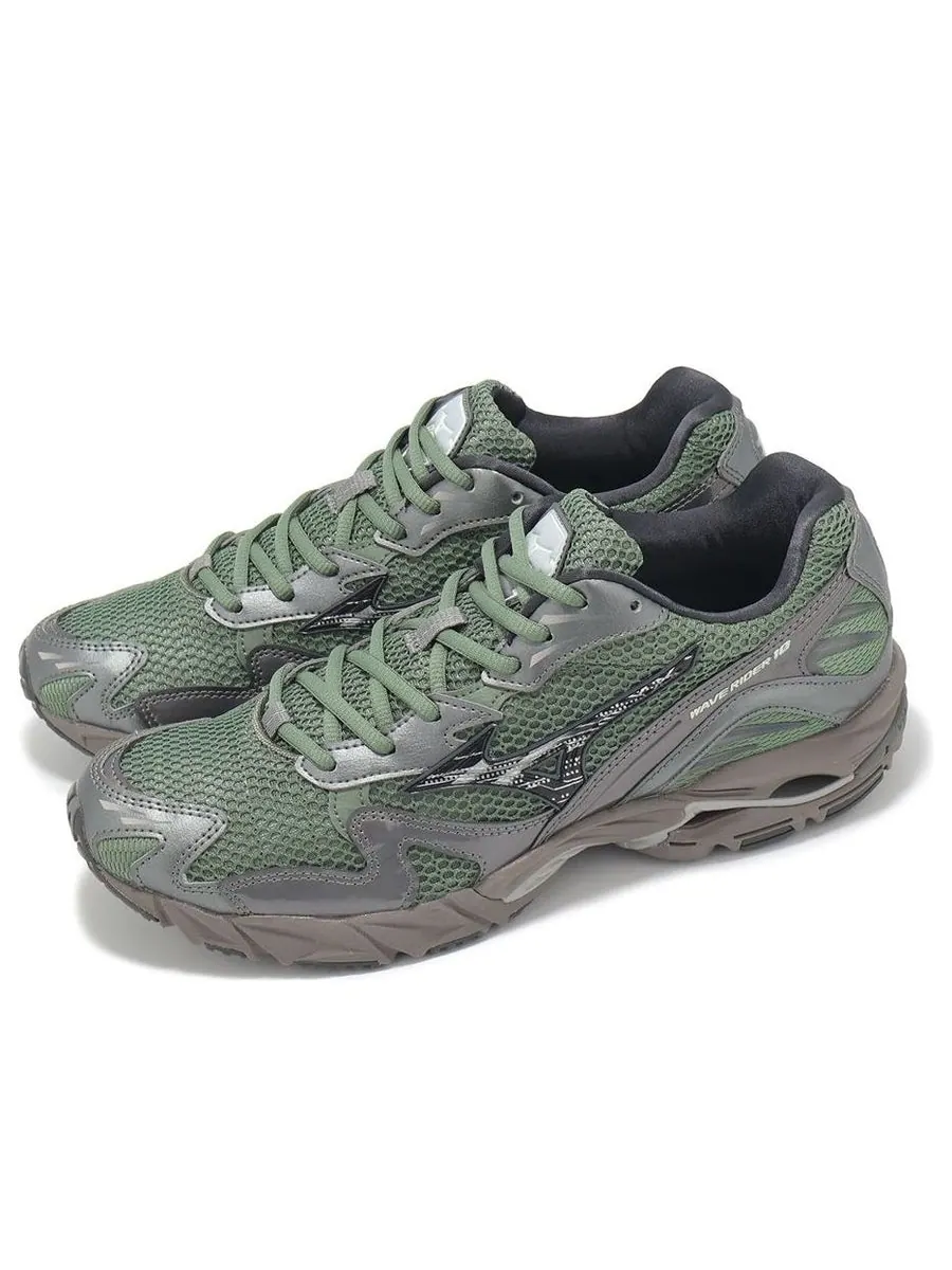 Кроссовки Mizuno Wave Rider 10 'Agave Green Black' — изображение 3 из 5, зеленый