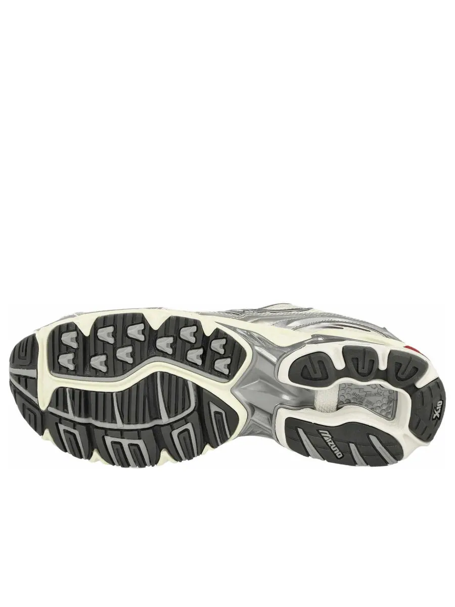 Кроссовки Mizuno Wave Rider 10 'White Black Rythmic Red' — изображение 5 из 5, серебряный