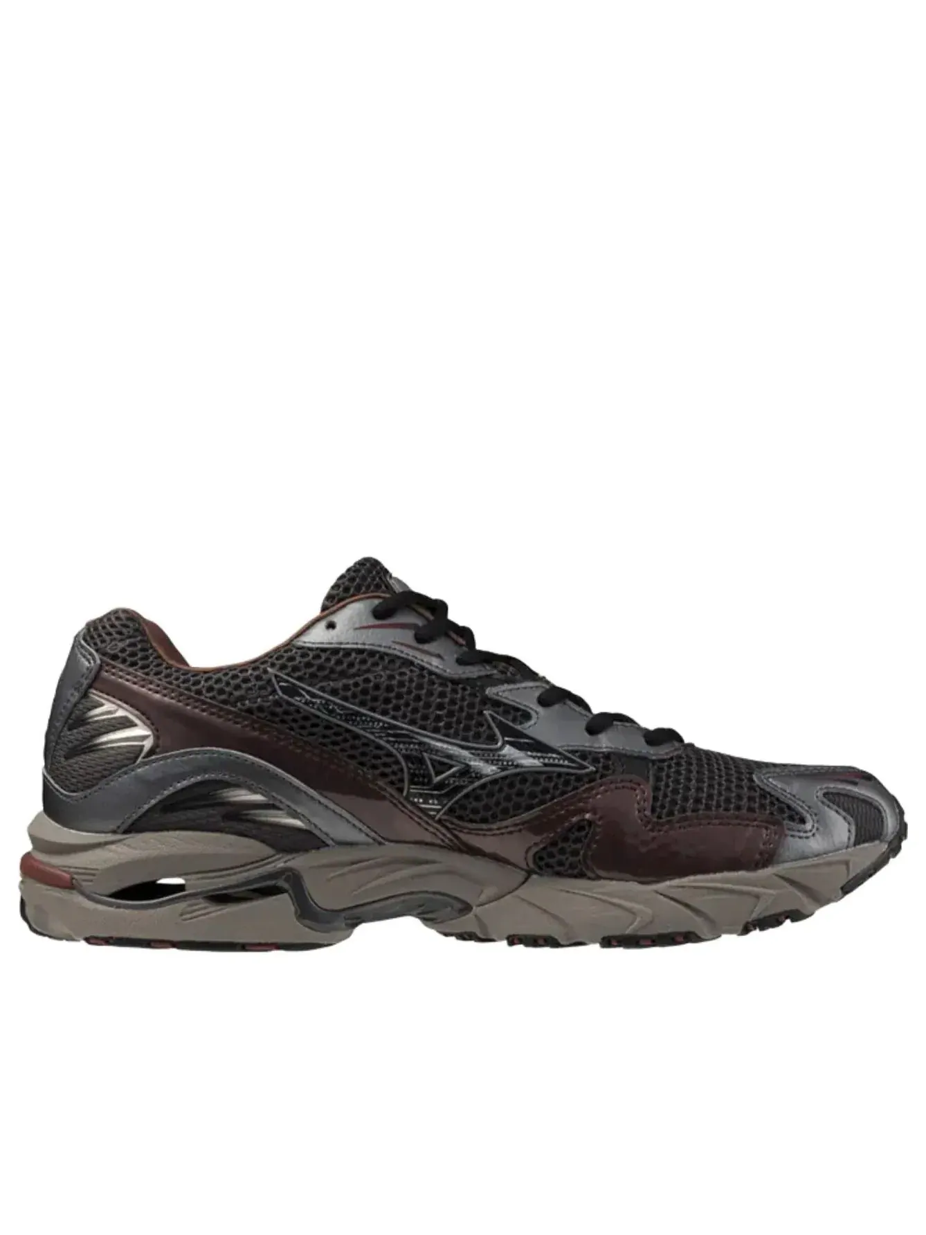 Кроссовки Mizuno Wave Rider 10 'Black Sand Chicory Coffee' — изображение 5 из 5, черный