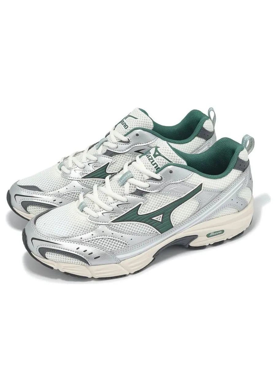 Кроссовки Mizuno MXR 'Off White Green Silver' — изображение 3 из 5, бежевый