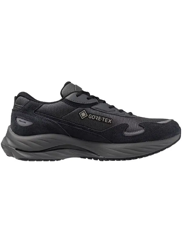 Кроссовки wave rider b gore-tex 'quiet shade silver' Mizuno — изображение 2 из 4, серебристый