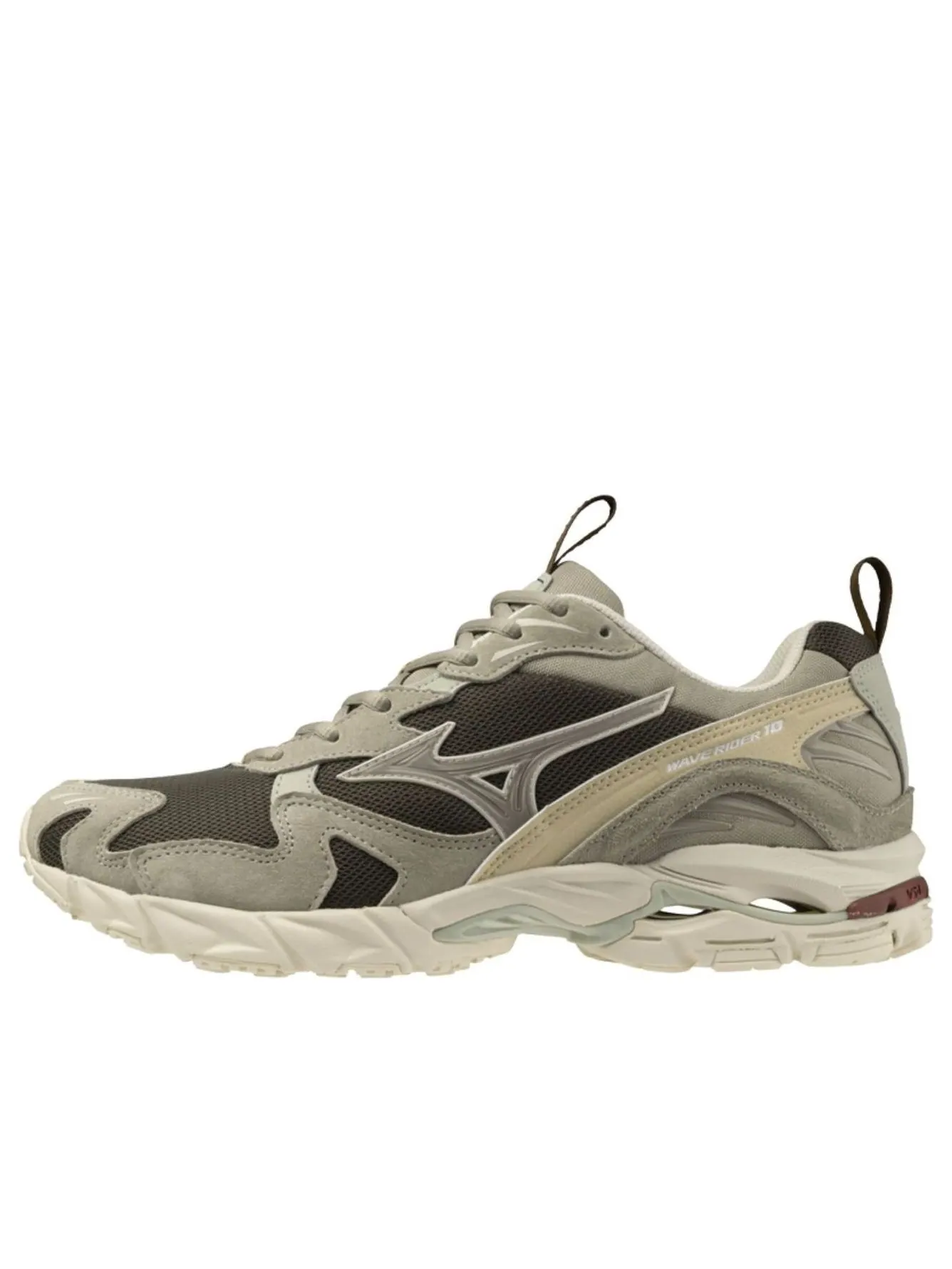 Кроссовки Mizuno Wave Rider 10 'Beluga Vintage Khaki' — изображение 1 из 5, винтажный хаки