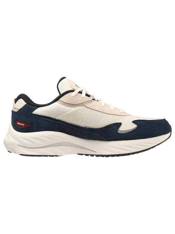 Кроссовки wave rider beta 'insignia blue' Mizuno — изображение 2 из 4, белый/песочный/синий