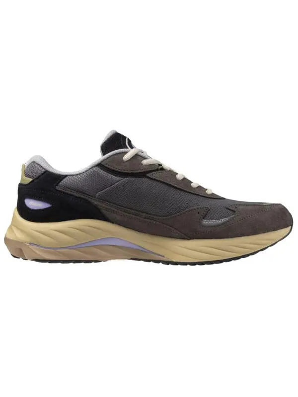 Кроссовки wave rider b 'quiet shade black magnet' Mizuno — изображение 2 из 4, черный