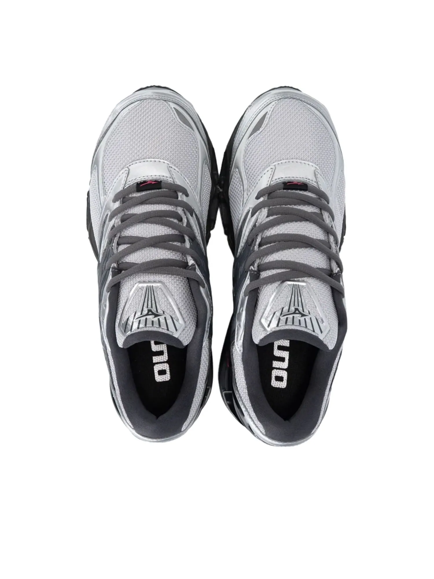Кроссовки Mizuno Wave Prophecy LS 'Silver Dark Grey Pink' — изображение 3 из 5