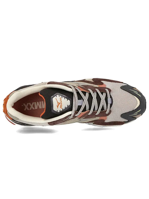 Кроссовки wood wood x wave rider 10.55 'wood ash' Mizuno — изображение 4 из 4, серый/черный