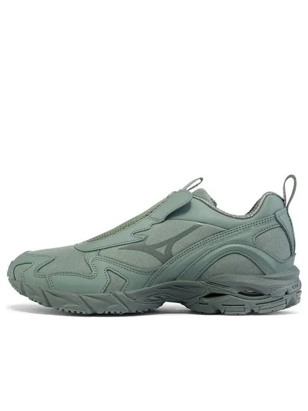 Кроссовки beams x wave rider 10 slipon 'grey silver' Mizuno — изображение 1 из 4, серый/синий