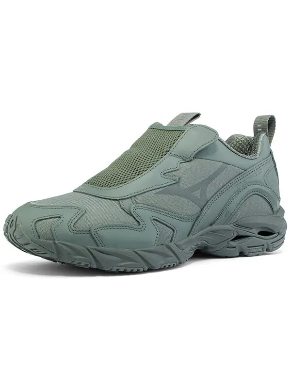 Кроссовки beams x wave rider 10 slipon 'grey silver' Mizuno — изображение 3 из 4, серый/синий
