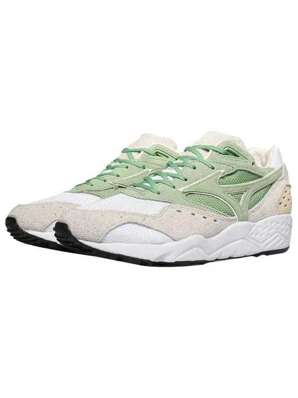 Кроссовки hikmet x contender 'snowdrop' Mizuno — изображение 3 из 4, белый/зеленый