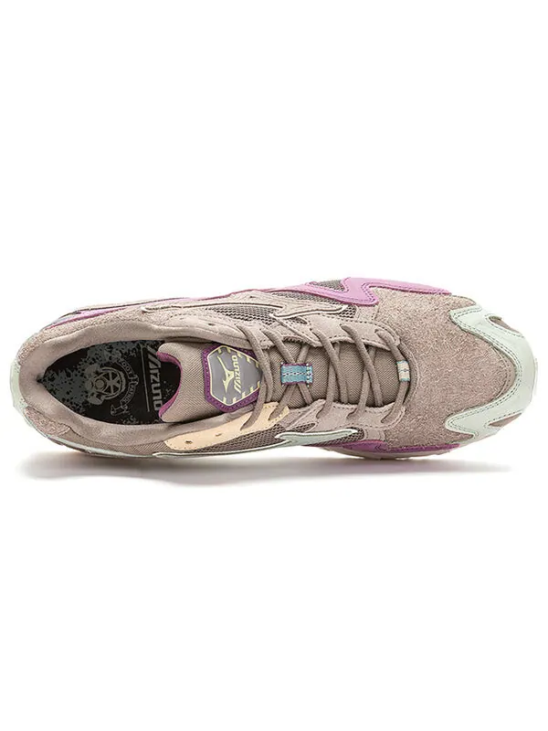 Кроссовки footpatrol x wave rider 10 'grey rust' Mizuno — изображение 4 из 4, серый/фиолетовый