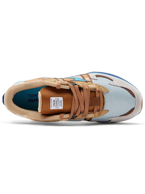 Кроссовки wave rider b 'digawel' Mizuno — изображение 2 из 4, бежевый/синий/коричневый