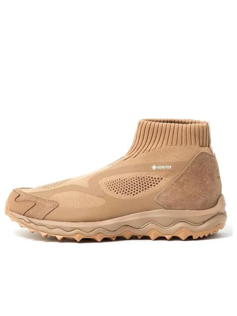 Кроссовки Mizuno x nonnative Wave Mujin TL Mid Gore-Tex 'Cognac' — изображение 1 из 5, бежевый