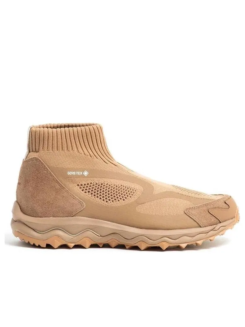 Кроссовки Mizuno x nonnative Wave Mujin TL Mid Gore-Tex 'Cognac' — изображение 2 из 5, бежевый