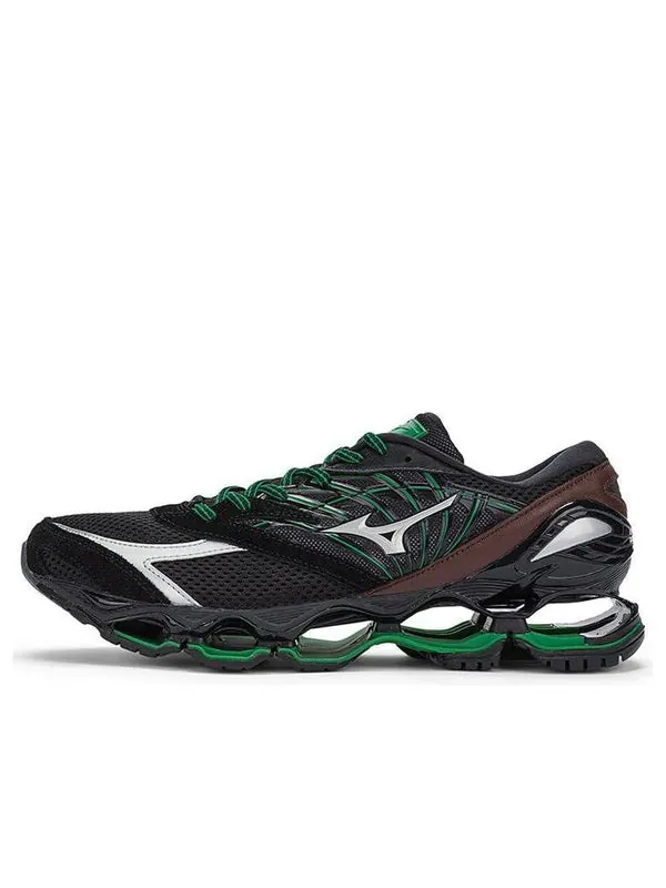 Кроссовки x randomevent wave prophecy ls 'black' Mizuno — изображение 1 из 4, черный/зеленый